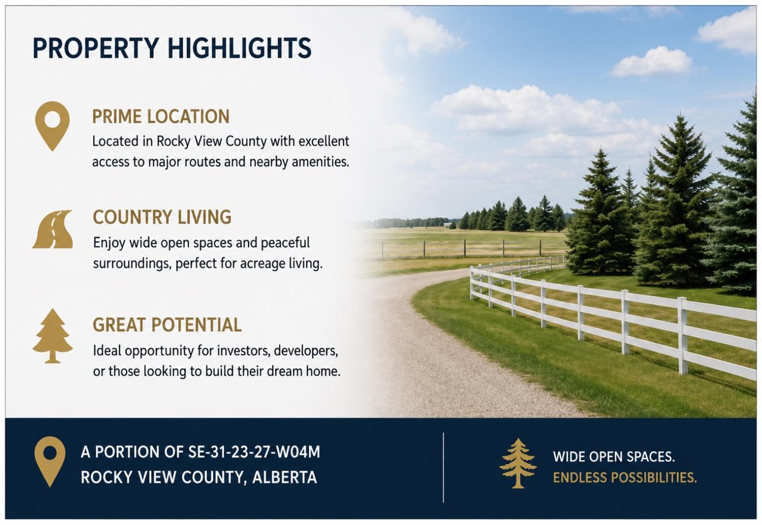 Lot 3, 235112 Range Road 275A  