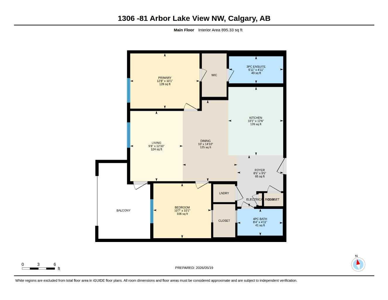 1306, 81 Arbour Lake View NW